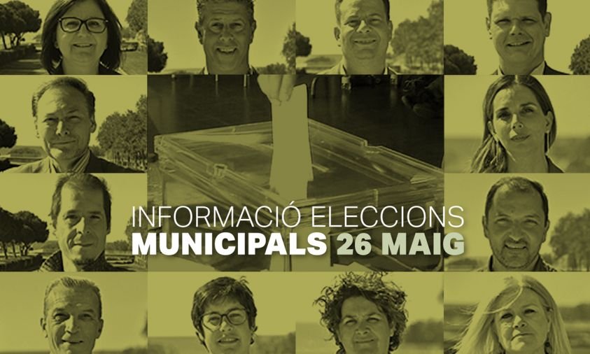 Imatge dels dotze candidats que van optar a l'alcaldia de Cambrils, el passat mes de maig