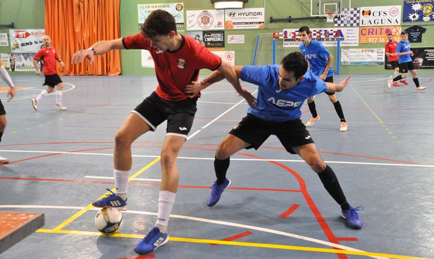 Partit entre el CFS Laguna i el Penya Esplugues disputat el passat dissabte al vespre