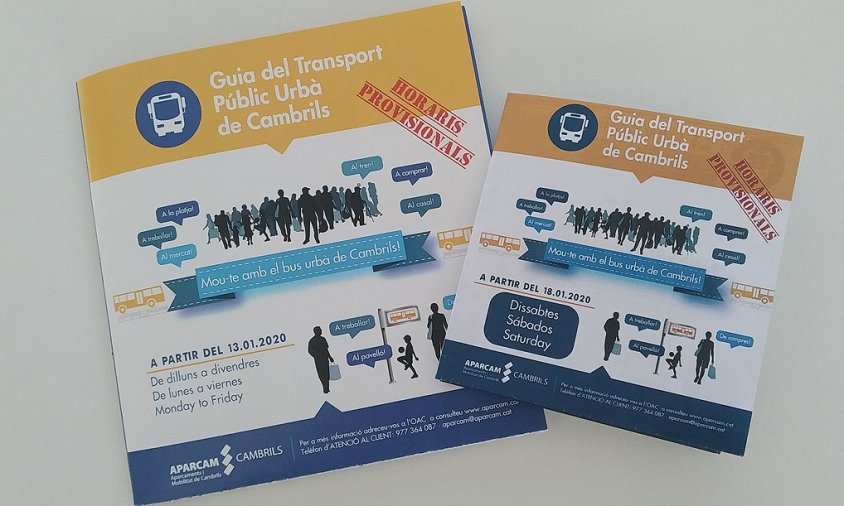 Nous horaris del servei de bus urbà de Cambrils