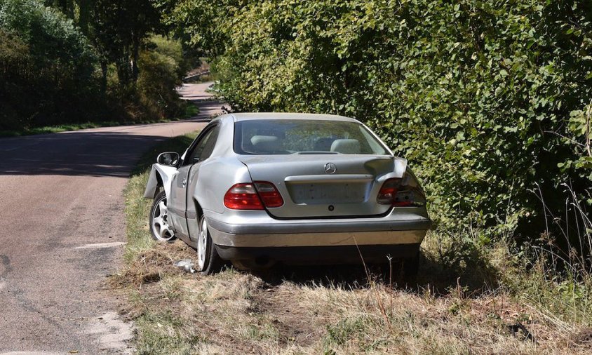 Imatge d'un vehicle abandonat