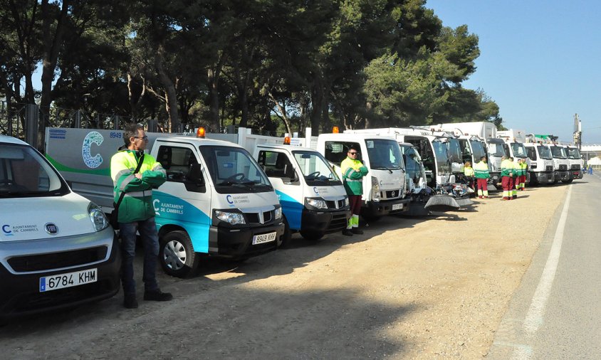 Ahir es van presentar els nous vehicles de la neteja urbana i de la recollida d'escombraries