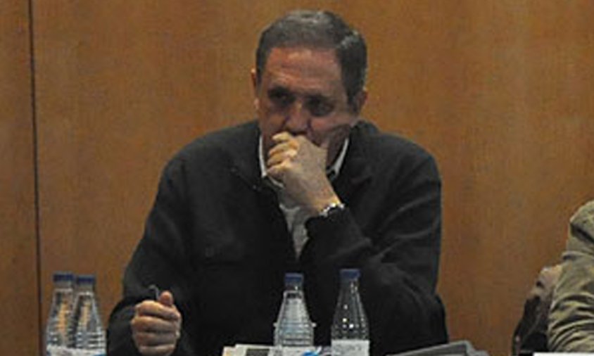 Joan Mas durant el ple extraordinari del passat 15 de febrer