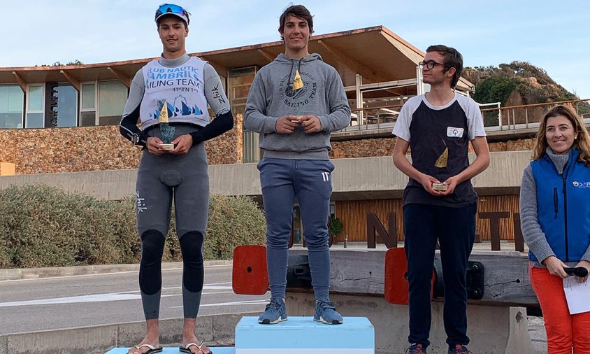 Ricard Castellví i Sergi Sevil, van quedar en la primera i la segona posició respectivament en categoria masculina en Làser Radial