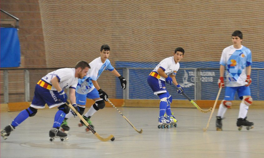 Partit que va enfrontar al Cambrils CH i al Riudebitlles, el passat dissabte