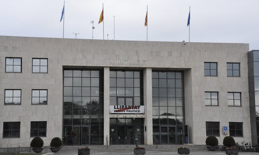 Aspecte actual de la façana de l'Ajuntament