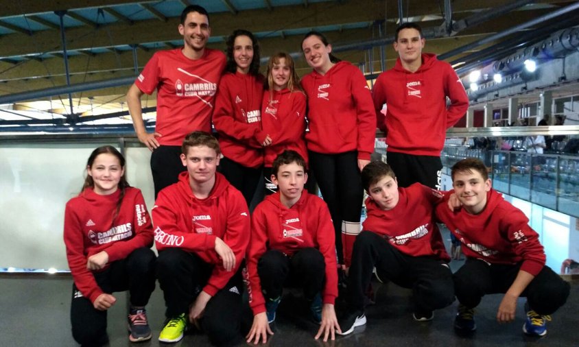 Equip aleví del Cambrils Club Natació