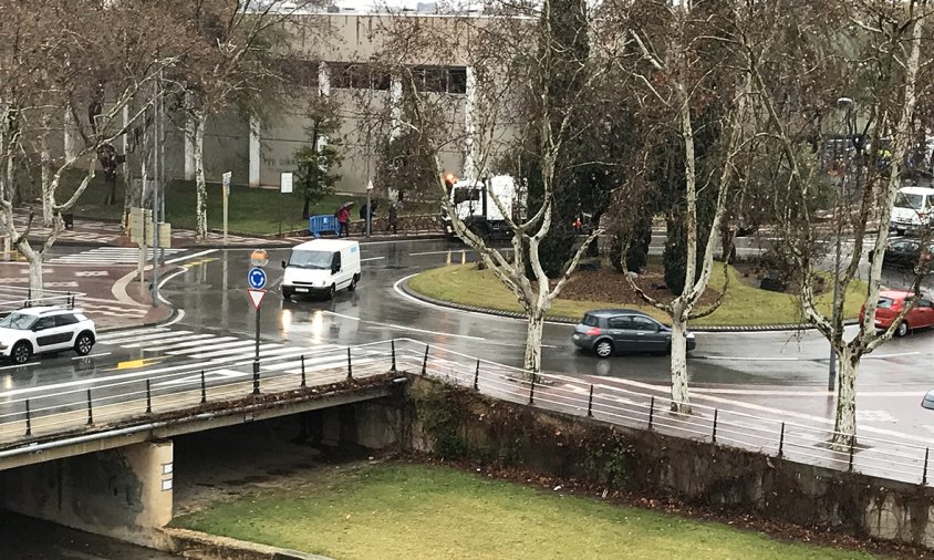Pluja sobre Cambrils, aquest matí