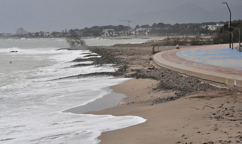 Platja de la riera d'Alforja, aquesta setmana