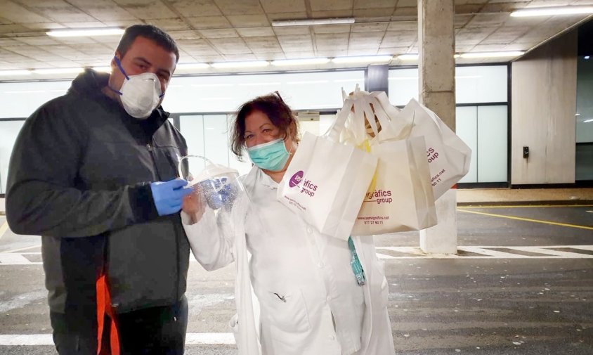 El centre hospitalari agraeix totes les donacions de material que els han fet arribar