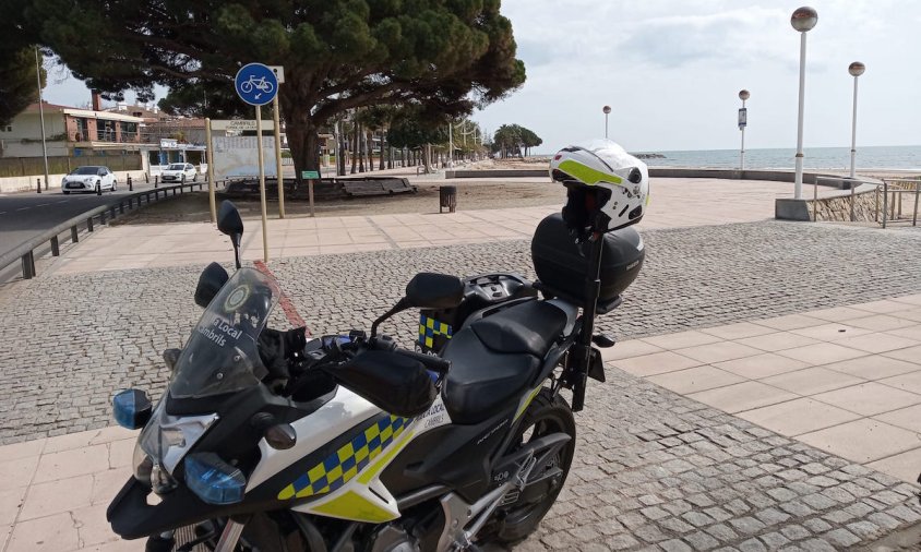 Imatge d'arxiu d'un vehicle policial