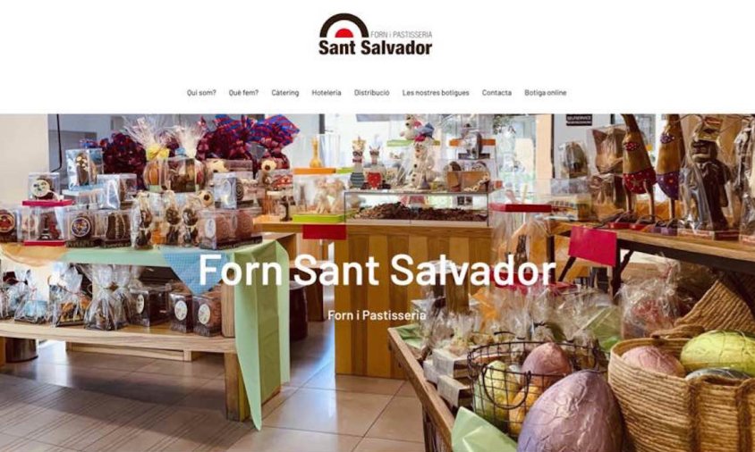 El Forn Sant Salvador ha renovat la seva pàgina web
