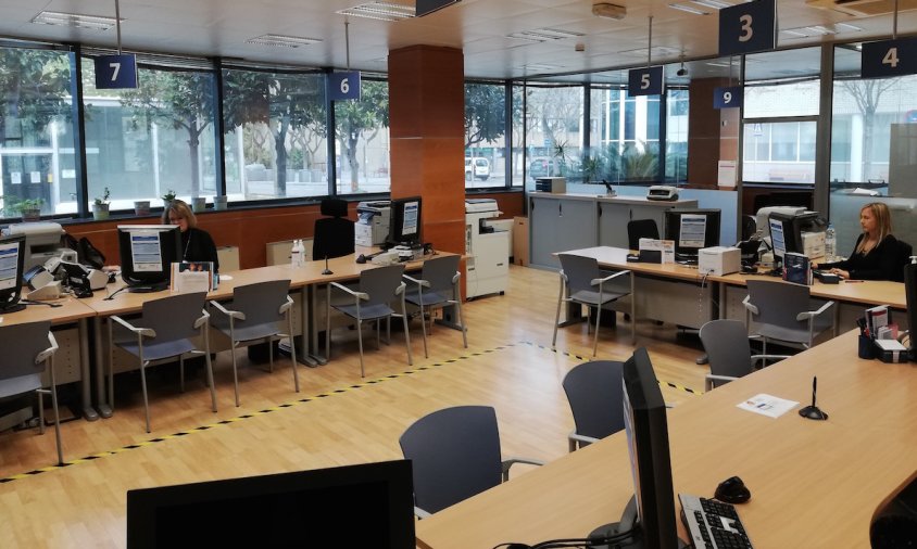 Instal·lacions de l'Oficina d'Atenció Ciutadana (OAC) a l'Ajuntament