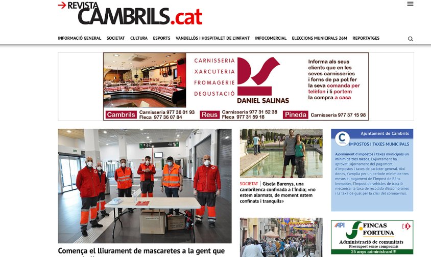 Imatge de la capçalera de revistacambrils.cat