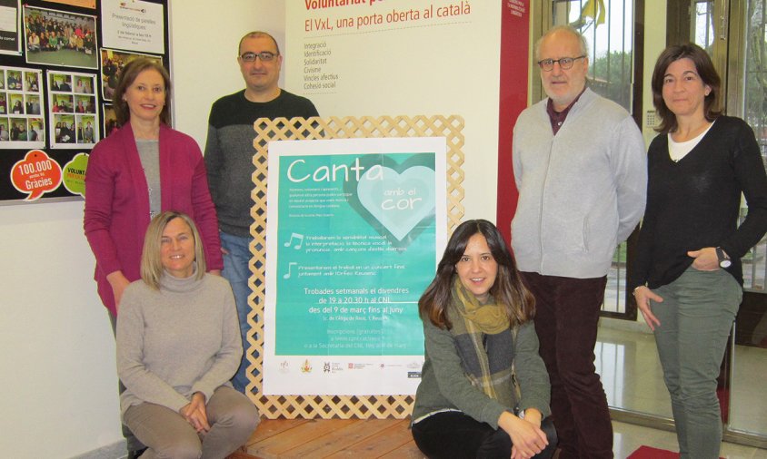 Part de l'equip del CNL que promou l'activitat