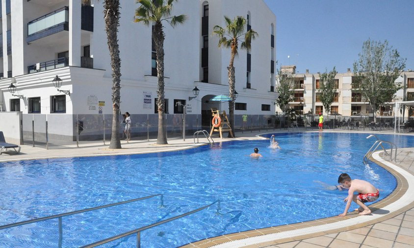 Imatge dels apartaments Pins Platja, el juny de l'any passat