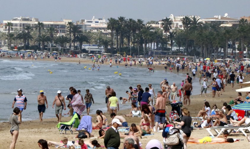 Imatge d'arxiu d'una platja de Salou