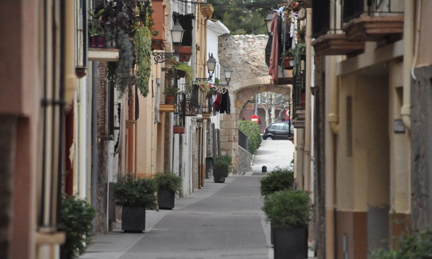 Imatge del carrer Major, al Barri Antic, aquest passat mes de març