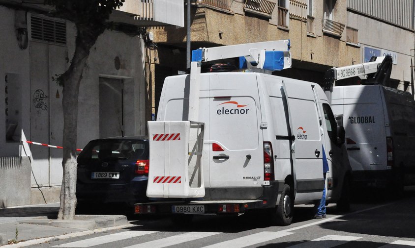 Els treballs s'han fet al transformador del carrer de Sant Isidre