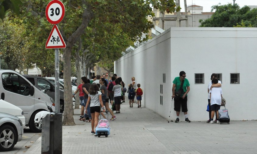 Imatge d'arxiu d'una sortida d'alumnes de l'escola Joan Ardèvol