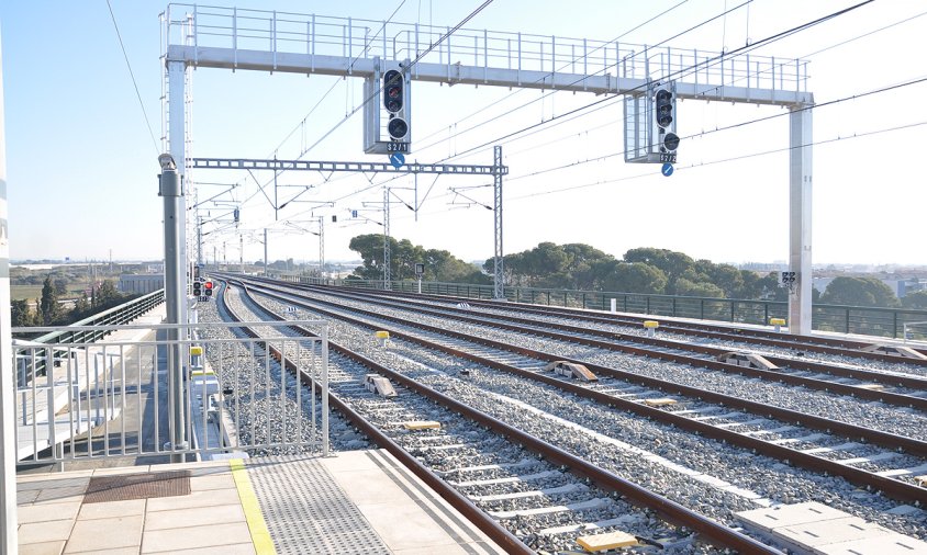 Imatge d'arxiu de la nova estació de tren de Cambrils