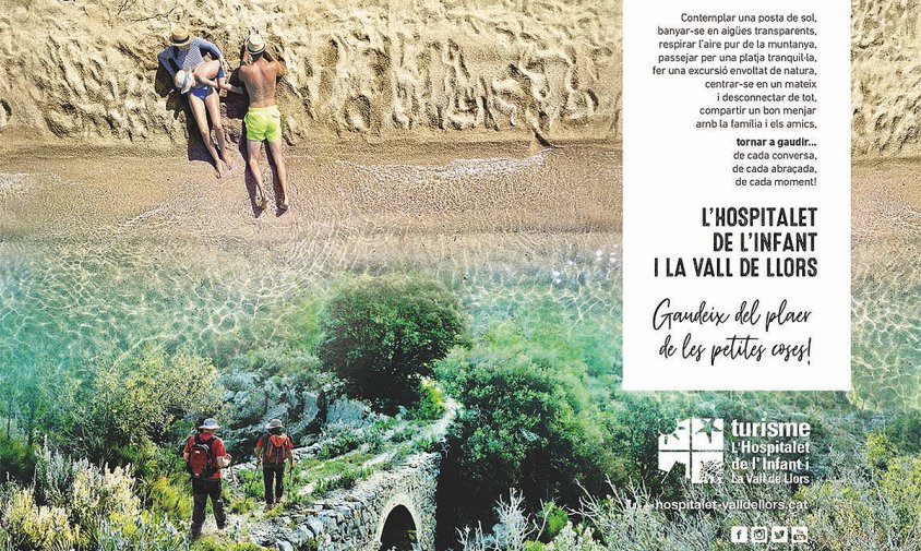 Imatge de la campanya de promoció turística de Vandellòs i l'Hospitalet de l'Infant