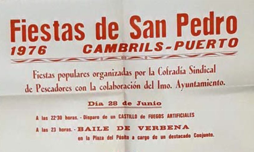 Cartell "Fiestas de San Pedro" / 1976