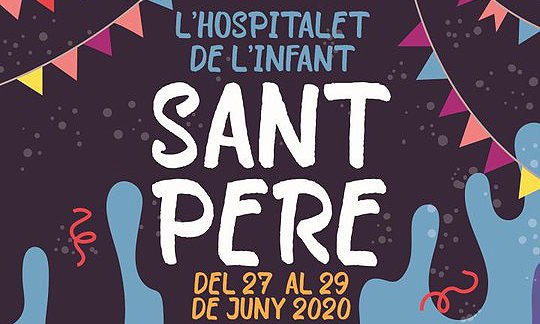 Cartell de les festes de Sant Pere a l'hospitalet de l'Infant