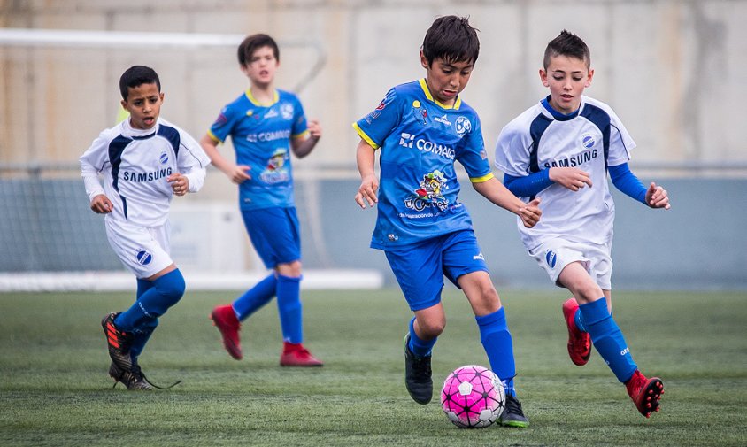 Partit del benjamí C contra el CD Morell