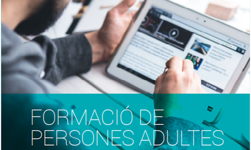 Imatge dels cursos de formació per adults