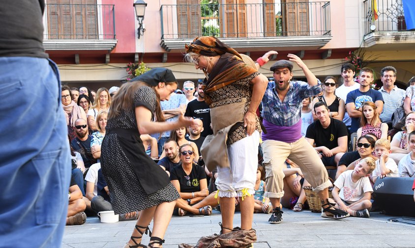 Un moment de la representació del ball parlat Vileros i Mariners, l'any passat