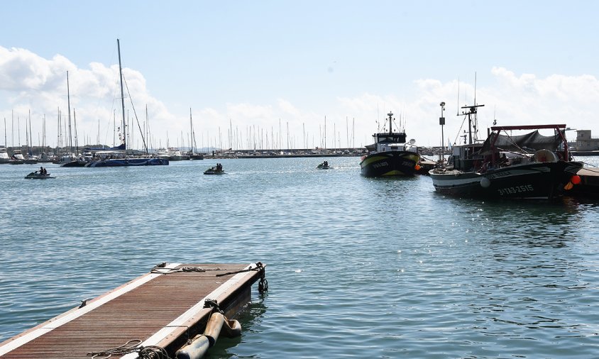Imatge del port de Cambrils, ahir al matí