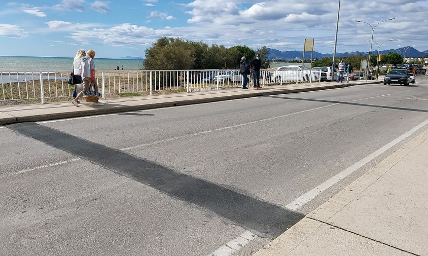 Imatge del pont de la riera d'Alforja ja reparat