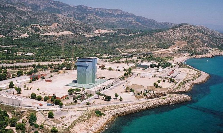 Aspecte actual de la Central Nuclear Vandellòs 1