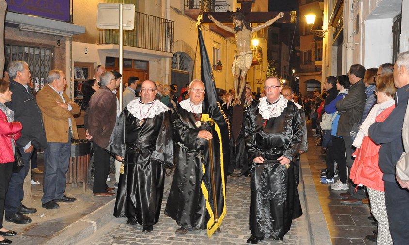 Imatge de la processó del Sant Enterrament de l'any passat