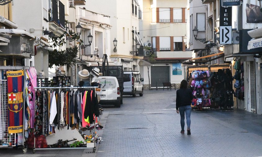 Carrer de Consolat de Mar, aquest matí