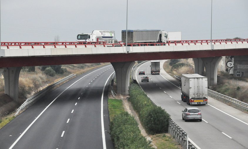 Imatge d'arxiu de l'AP-7, al seu pas per Cambrils