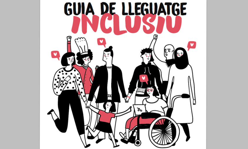 Portada de la Guia de llenguatge inclusiu