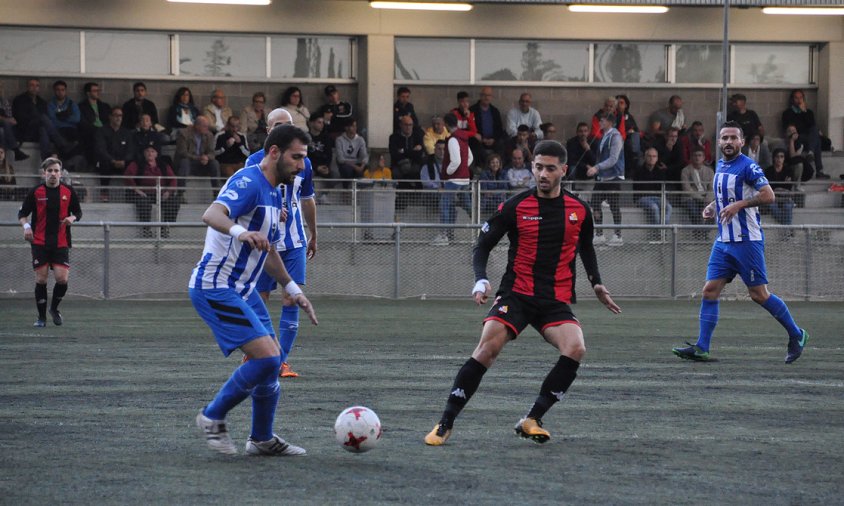 Partit de la primera volta de la lliga entre el Reus B Cambrils i el Santfeliuenc, disputat el passat novembre