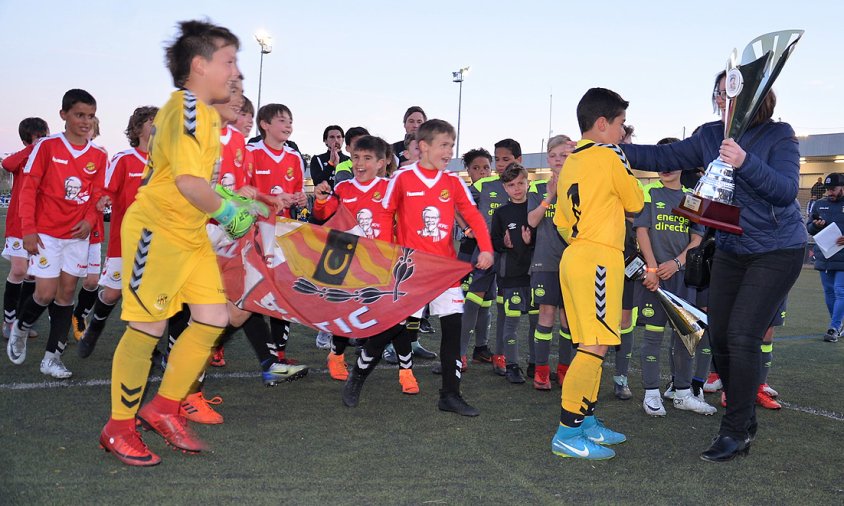 El Gimnàstic de Tarragona va guanyar en la categoria dels nascuts l'any 2008