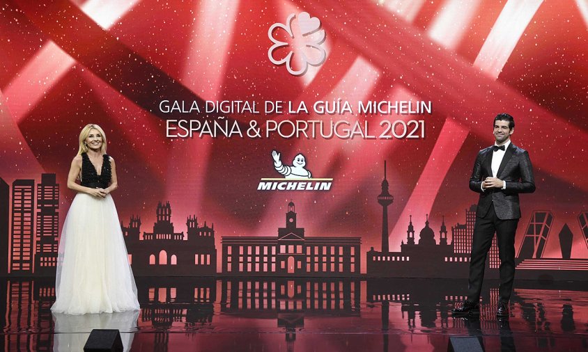 Gala de la Guia Michelin amb Cayetana Guillén Cuervo i Miguel Ángel Muñoz, com a presentadors, a Madrid