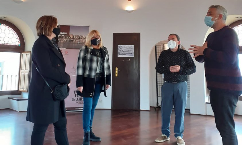 L'exposició es va inaugurar el passat dissabte a la Torre del Port