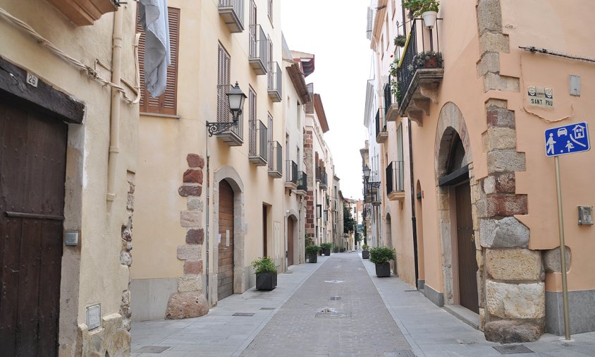 Imatge del carrer del Cardenal Vidal i Barraquer
