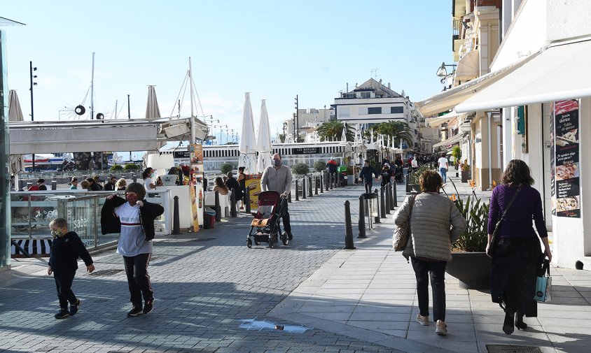 Carrer del Consolat de Mar, a finals del passat mes de novembre