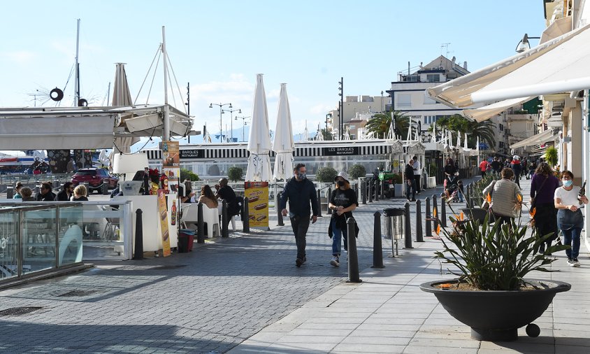 Imatge de la façana del port de Cambrils, a finals del passat mes de novembre
