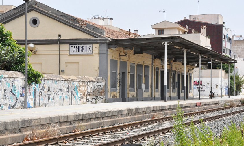 Imatge de l'antiga estació de tren, aquest any passat