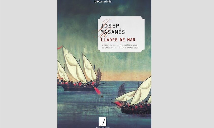 Porta de la novel·la "Lladre de mar" de Josep Masanés
