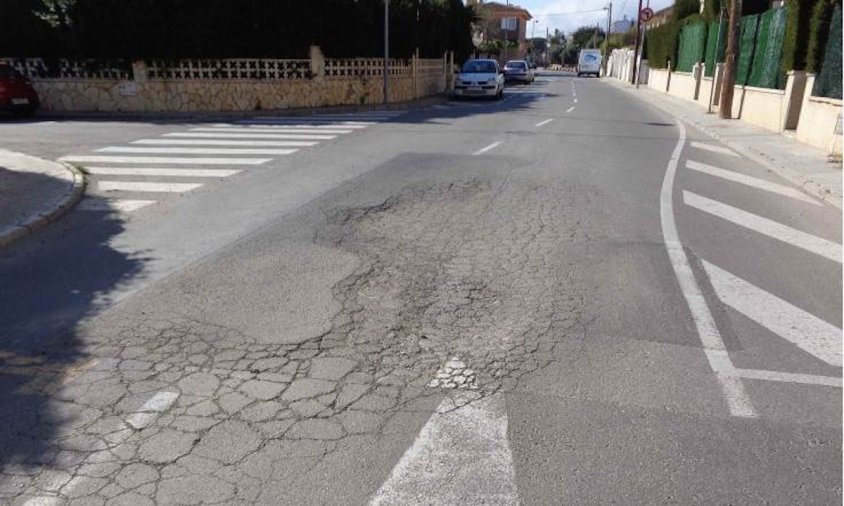 El carrer de Guillem Martorell serà un dels que s'arranjarà a partir d'aquesta propera setmana