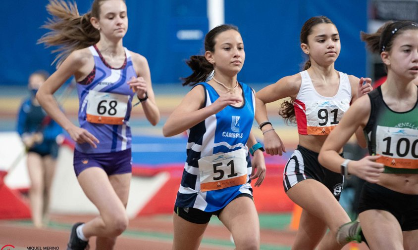 L'atleta Zoe Dorado en plena competició