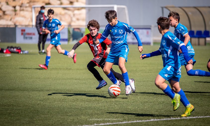 Partit de l'aleví A contra el Base l'Hospitalet de l'Infant