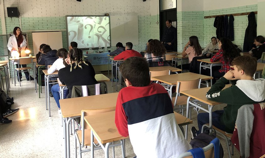 Imatge d'una de les sessions del taller sobre el canvi climàtic